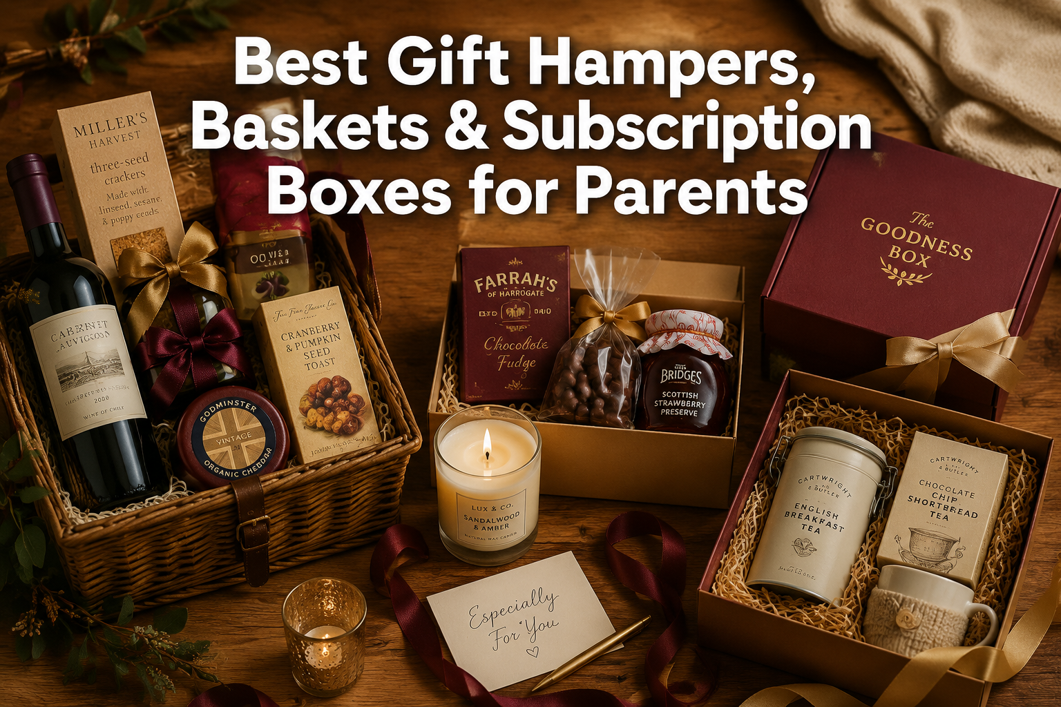 Best Gift Hampers, Baskets and Subscription Boxes for Parents