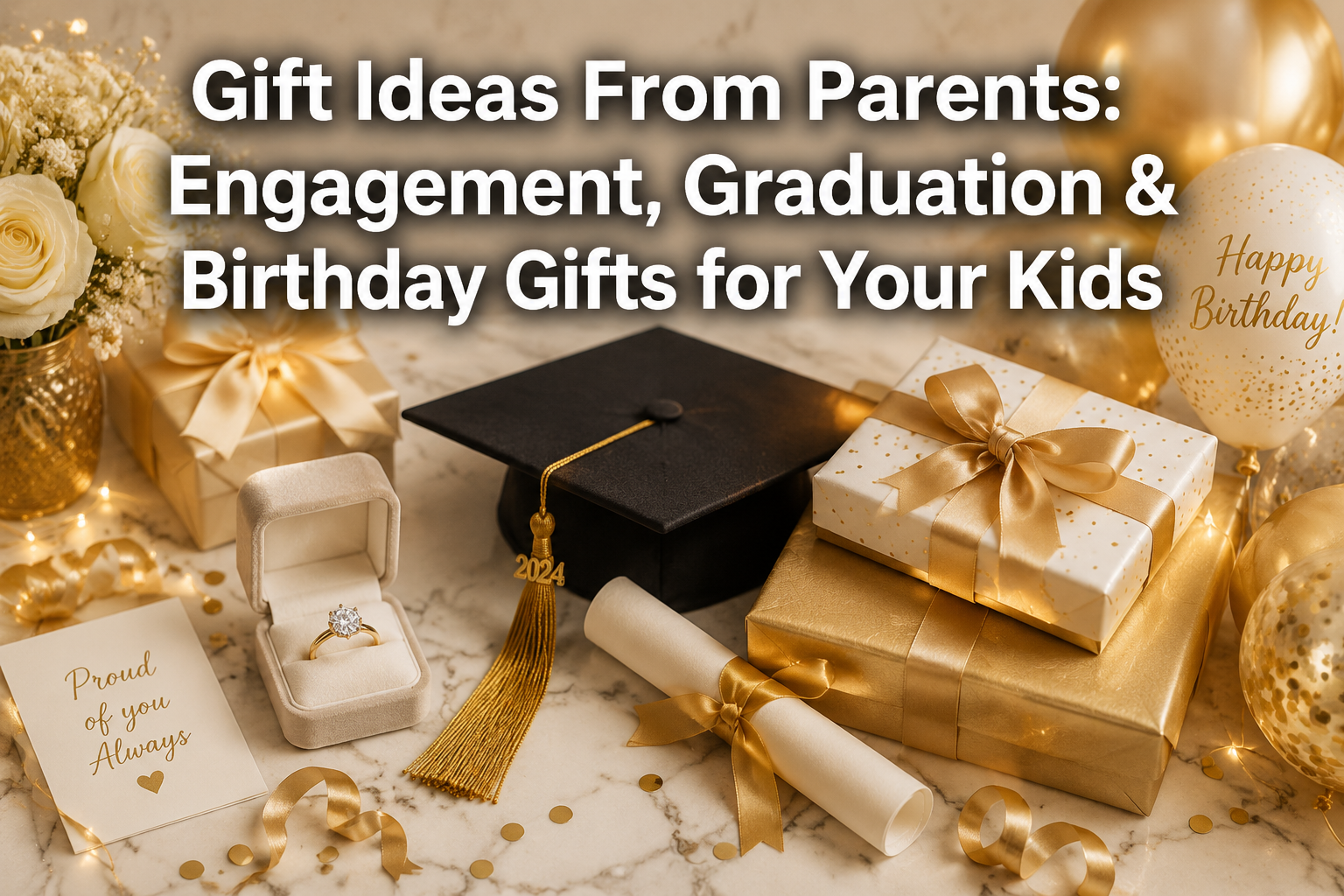 Gift Ideas From Parents: Engagement, Graduation & Birthday Gifts for Your Kids