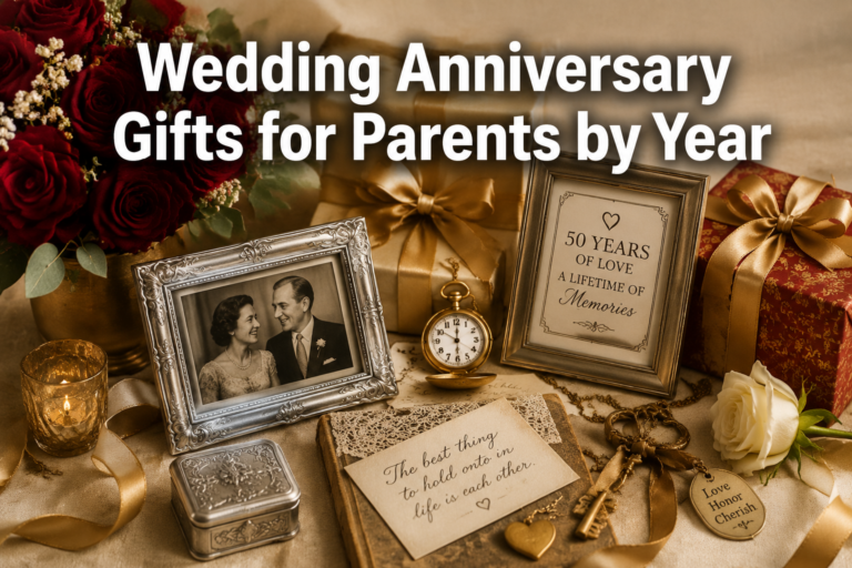 Wedding Anniversary Gifts for Parents by Year: The Complete Milestone Gift Guide (1st–70th)