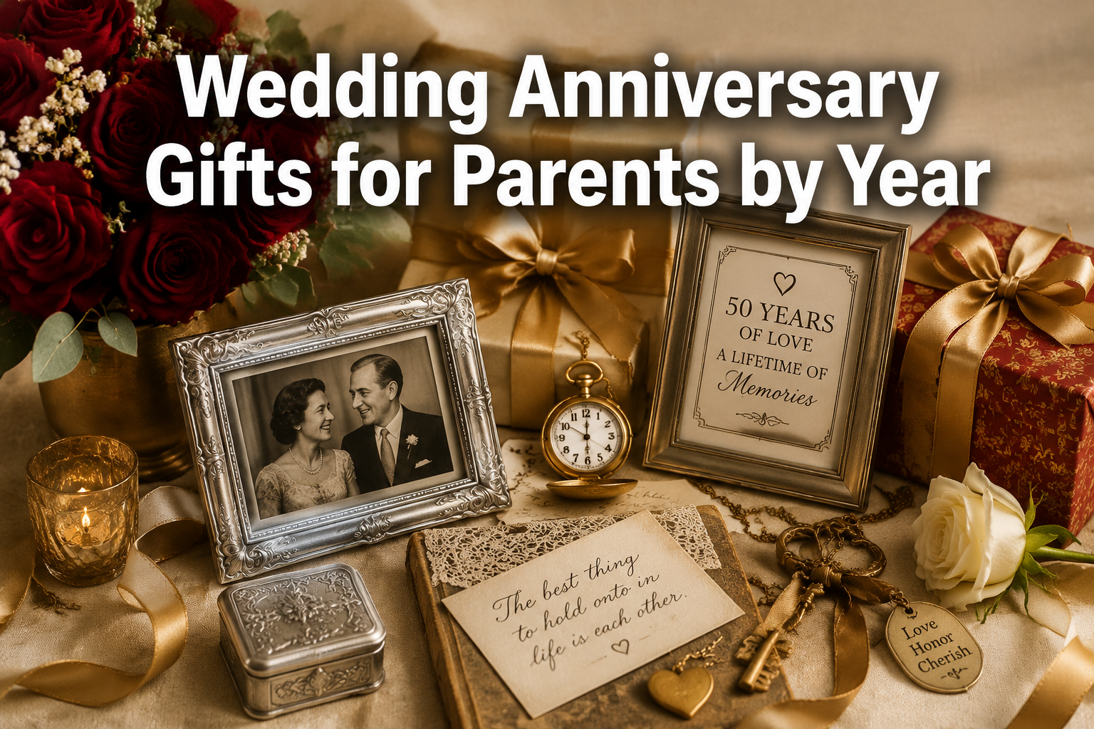 Wedding Anniversary Gifts for Parents by Year: The Complete Milestone Gift Guide (1st–70th)