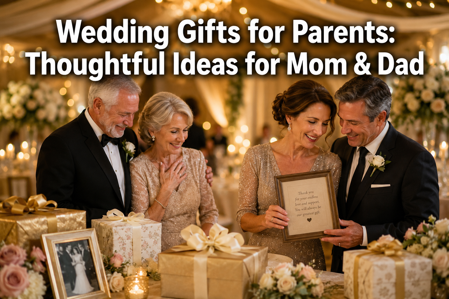 Wedding Gifts for Parents: Thoughtful Ideas for the Bride's and Groom's Mom & Dad