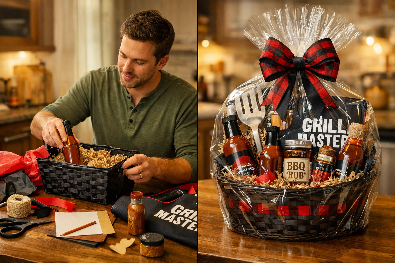 Gift Baskets for Men Who Like Drinking or Grilling