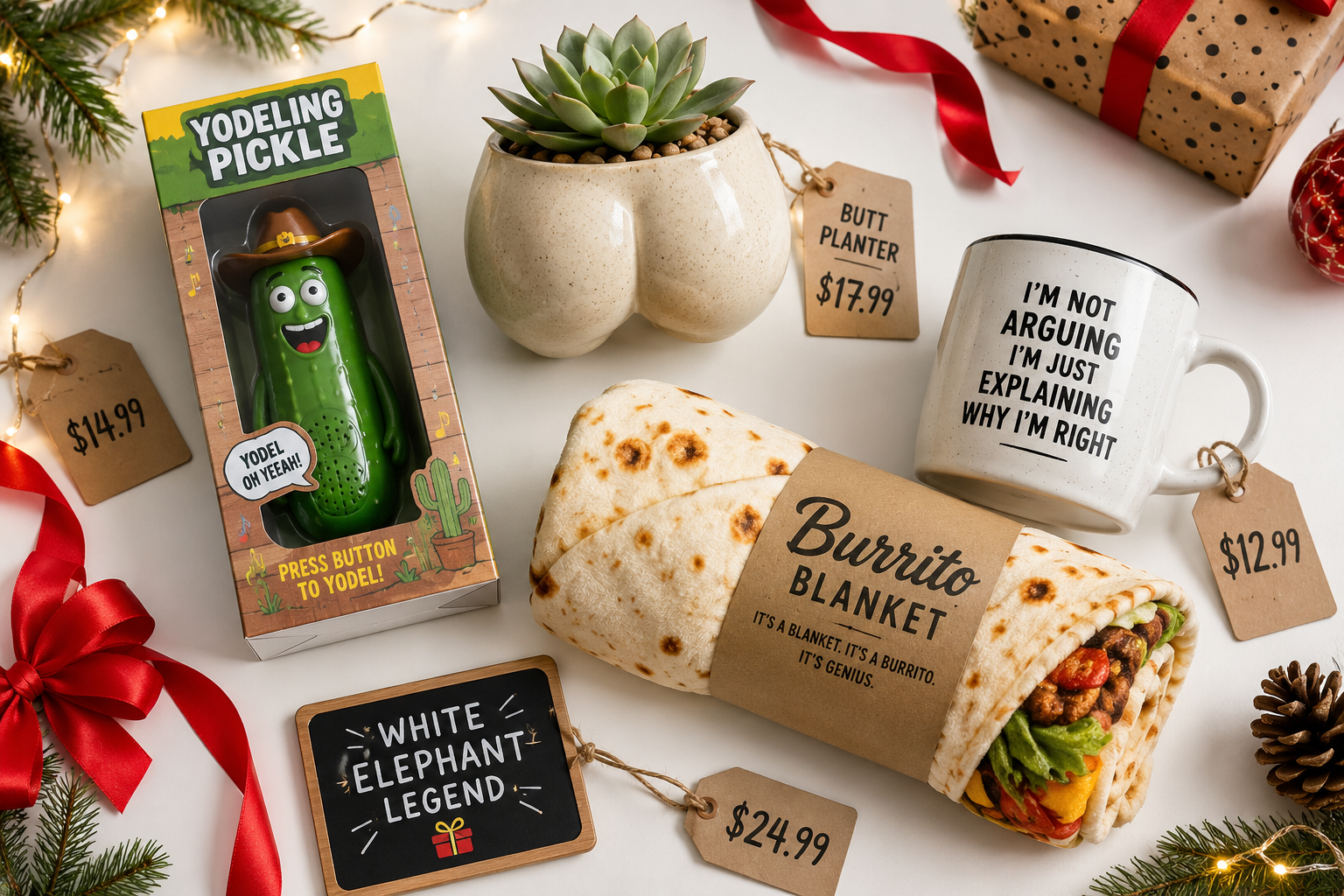 Best Funny White Elephant Gifts Under $25