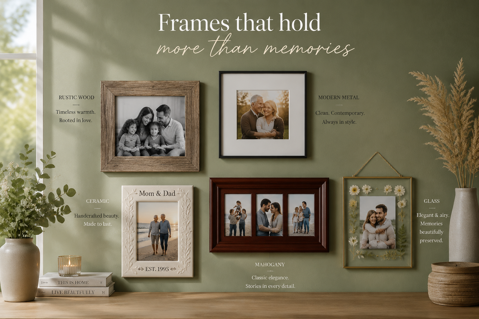 Personalized Ornaments With Family Photos