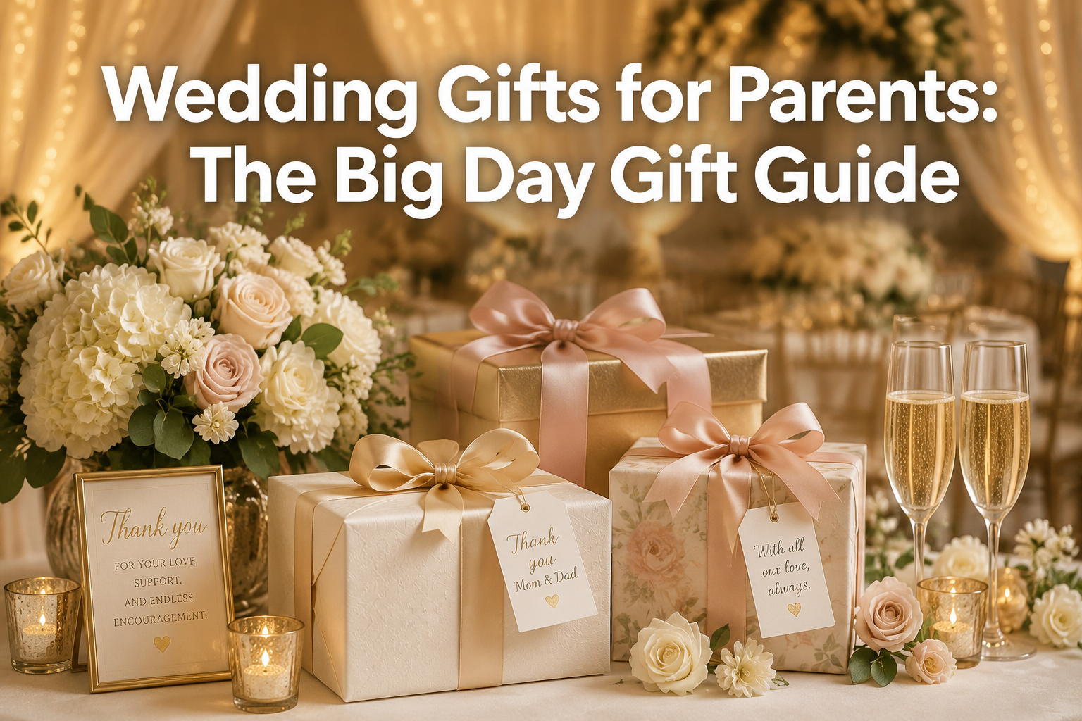 Wedding Gifts for Parents: General Gift Ideas for the Big Day