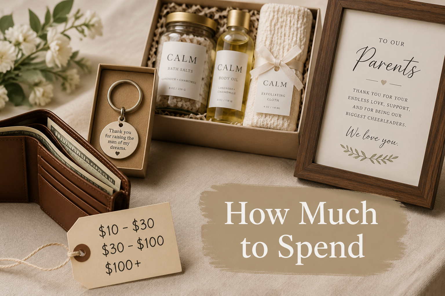 How Much Should You Spend on a Wedding Gift for Parents