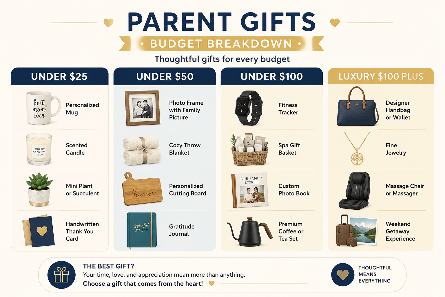 How Much Should You Spend on a Parent Gift?